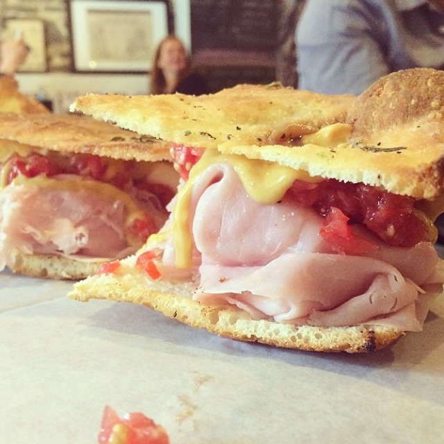 Ham & Cheese Panini at Gaia Italian Cafe (CLOSED) on #foodmento http://foodmento.com/place/3654