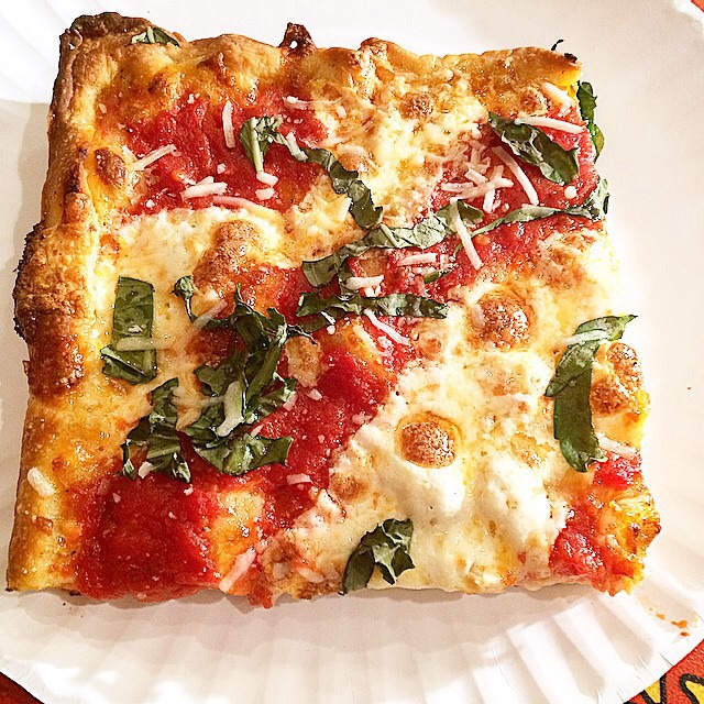Grandma Pizza Slice from Williamsburg Pizza on #foodmento http://foodmento.com/dish/16349
