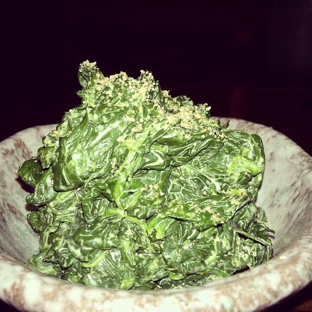Spinach, Sesame from Blue Ribbon Sushi Izakaya on #foodmento http://foodmento.com/dish/16688