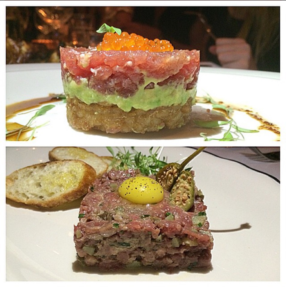 Tuna Tartare & Steak Tartare from The Lion on #foodmento http://foodmento.com/dish/20276