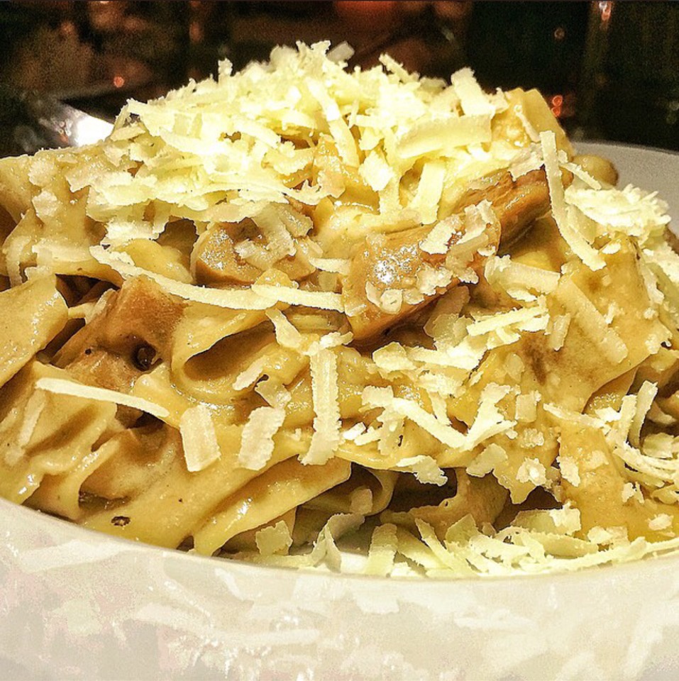 Whole Wheat Pappardelle with Porcini and Black Truffle Butter, Parmesan at I Sodi on #foodmento http://foodmento.com/place/878
