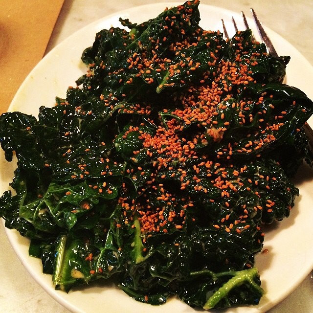 Side Of Kale, Anchovy Sauce, Mustard Seed from Il Buco Alimentari & Vineria on #foodmento http://foodmento.com/dish/16701