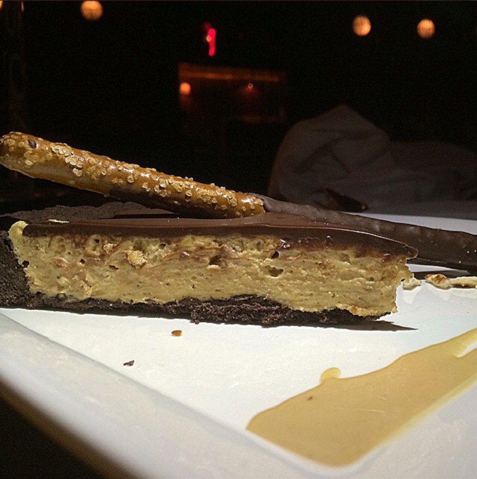 Double Chocolate Peanut Butter Pie, Pretzel, Peanut Brittle Ice Cream at Lure Fishbar on #foodmento http://foodmento.com/place/909