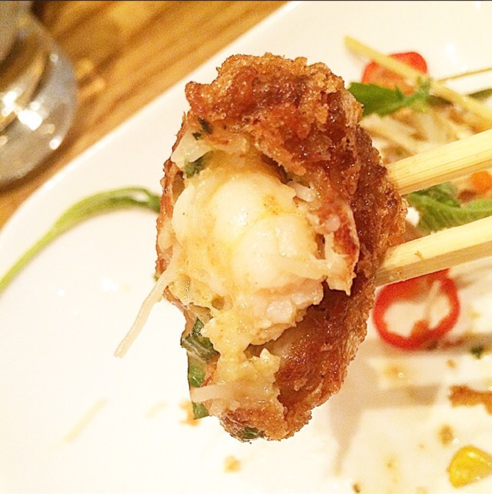 Shrimp Stuffed Crispy Chicken from RedFarm on #foodmento http://foodmento.com/dish/20268
