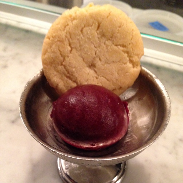 Blueberry-limoncello gelato at Osteria Morini on #foodmento http://foodmento.com/place/3217