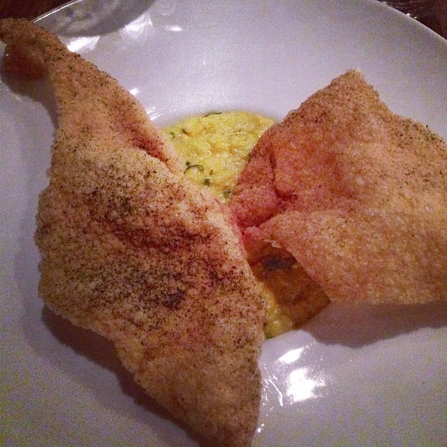 Corn With Housemade Dorito from ink. (CLOSED) on #foodmento http://foodmento.com/dish/16829