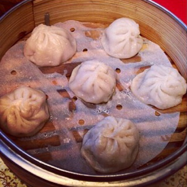 Pork Soup Dumplings (Xiao Long Bao) from Congee Village 粥之家 on #foodmento http://foodmento.com/dish/16801