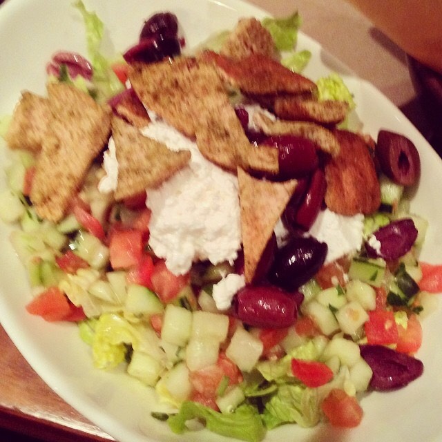 Greek Salad from Taïm Falafel and Smoothie Bar on #foodmento http://foodmento.com/dish/17963