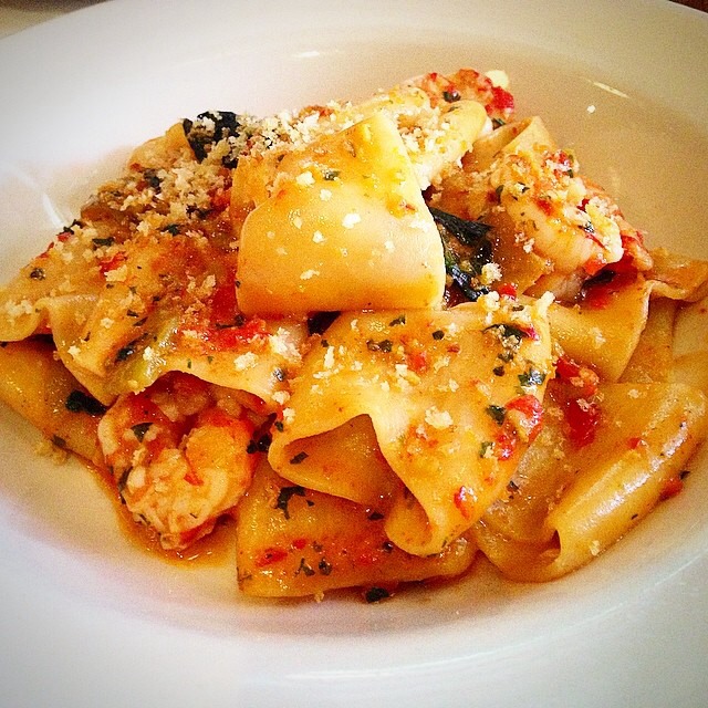 Paccheri w Red Shrimp, Cubanelle Peppers, Gaeta Olives at Bar Primi on #foodmento http://foodmento.com/place/3377