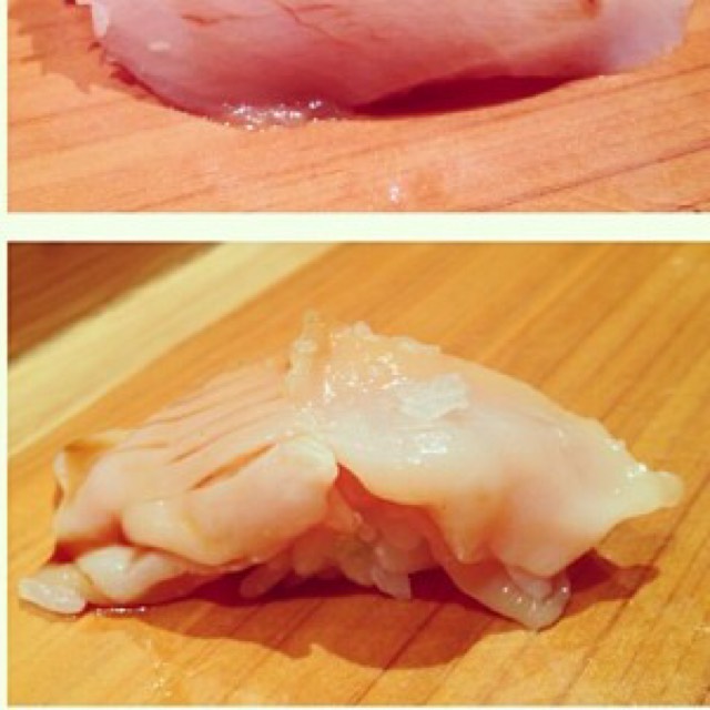 Cherrystone Clam Sushi at Sushi Yasuda on #foodmento http://foodmento.com/place/406