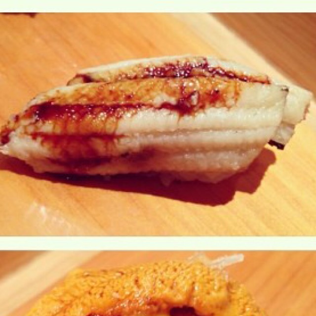 Freshwater Eel Sushi at Sushi Yasuda on #foodmento http://foodmento.com/place/406