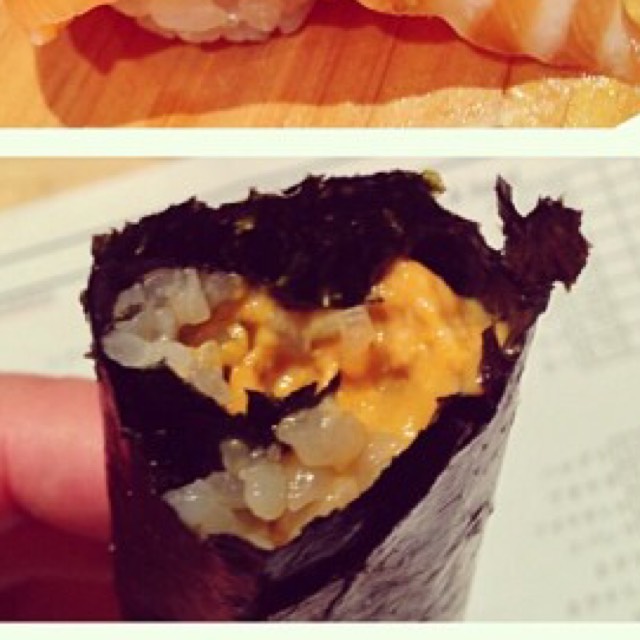 Uni Handroll at Sushi Yasuda on #foodmento http://foodmento.com/place/406