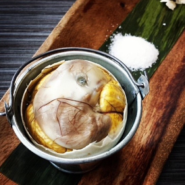 Balut (Duck Embryo) at Maharlika Filipino Moderno (CLOSED) on #foodmento http://foodmento.com/place/4406