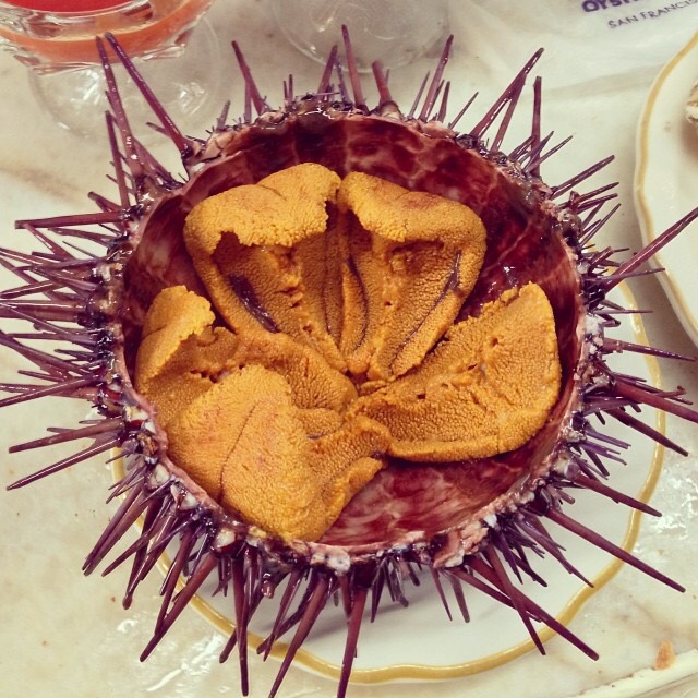 Uni (Sea Urchin) at Swan Oyster Depot on #foodmento http://foodmento.com/place/524